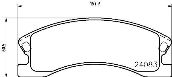 NF PARTS Bremžu uzliku kompl., Disku bremzes NF0011541